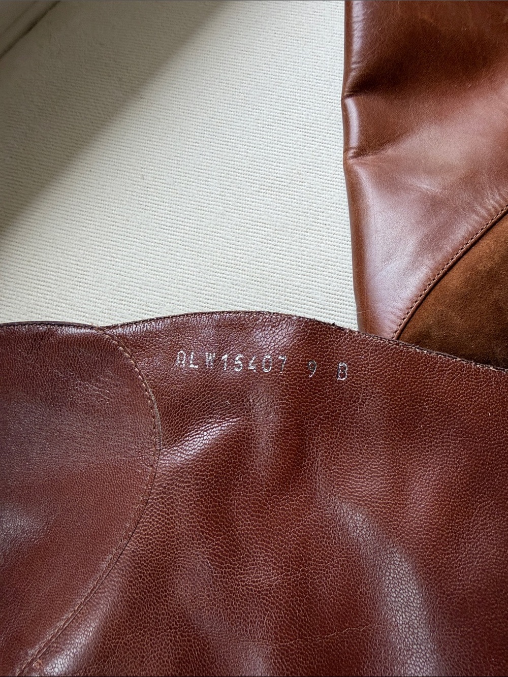 RALPH LAUREN Women's Brown Leather & Suede Knee-High Boots SZ 9 - Picture 2 of 8